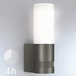 STEINEL L 605S-LED-ulkoseinälamppu IP44, tunnistin