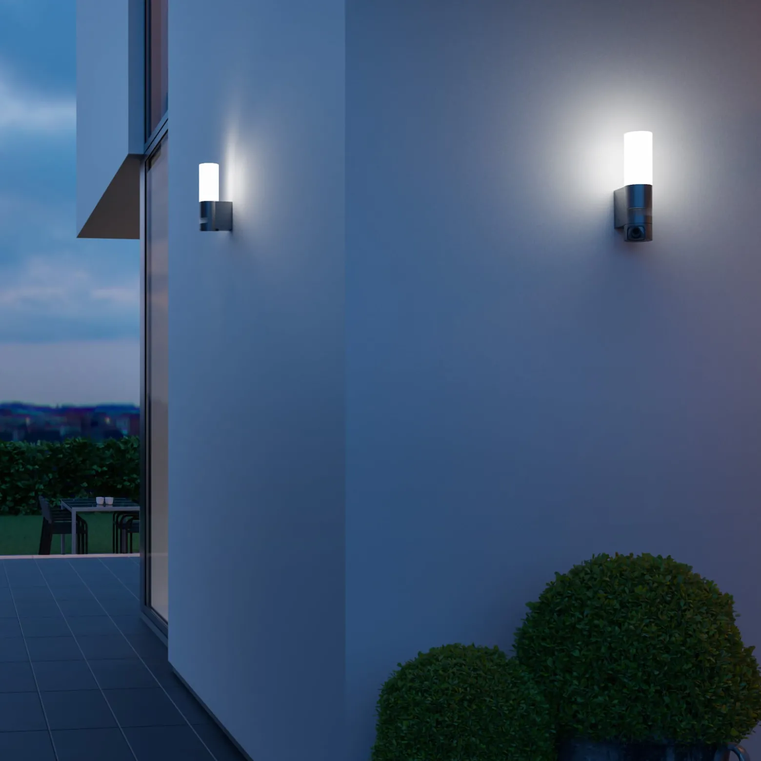 STEINEL L 605S-LED-ulkoseinälamppu IP44, tunnistin