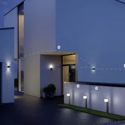 STEINEL Smart Sensor -ulkoseinävalaisin L 840 SC, antrasiitti