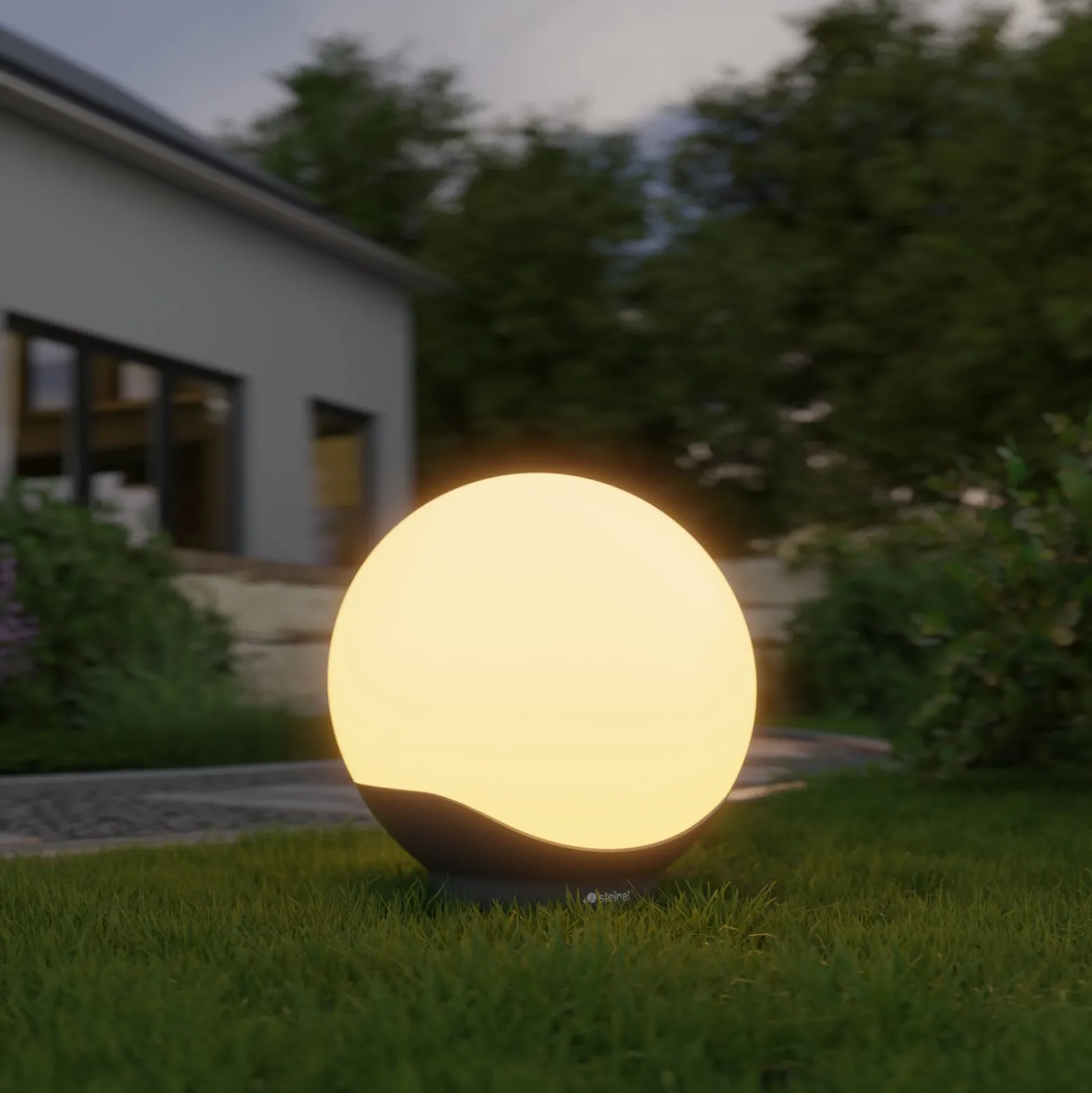 STEINEL Sphera C -aloitussarja, valkoinen/antrasiitti, 30 cm, RGBWW, IP65
