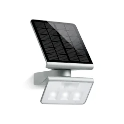 STEINEL XSolar L-S aurinkokäyttöinen LED-ulkoseinälamppu, hopea