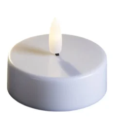 STERNTALER LED-lämpökynttilä, valkoinen, Ø 5,7 cm, paristo, 4 kpl