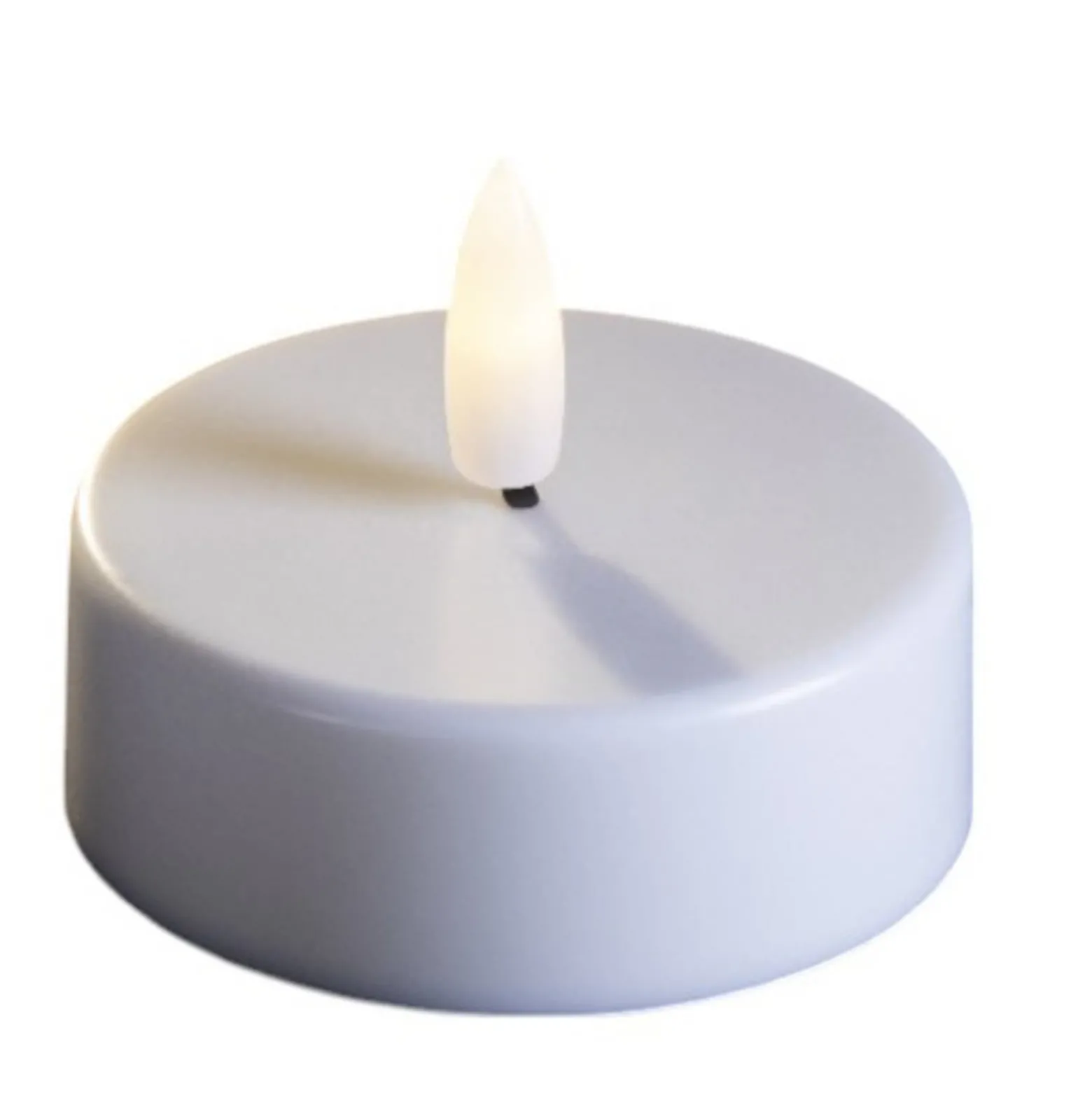 STERNTALER LED-lämpökynttilä, valkoinen, Ø 5,7 cm, paristo, 4 kpl