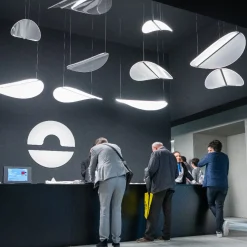 Stilnovo Diphy LED-riippuvalaisin 1-lamppuinen DALI-Push 96cm