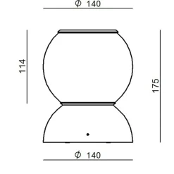 Stilnovo Gravitino LED-kattovalaisin, kääntyvä, valkoinen