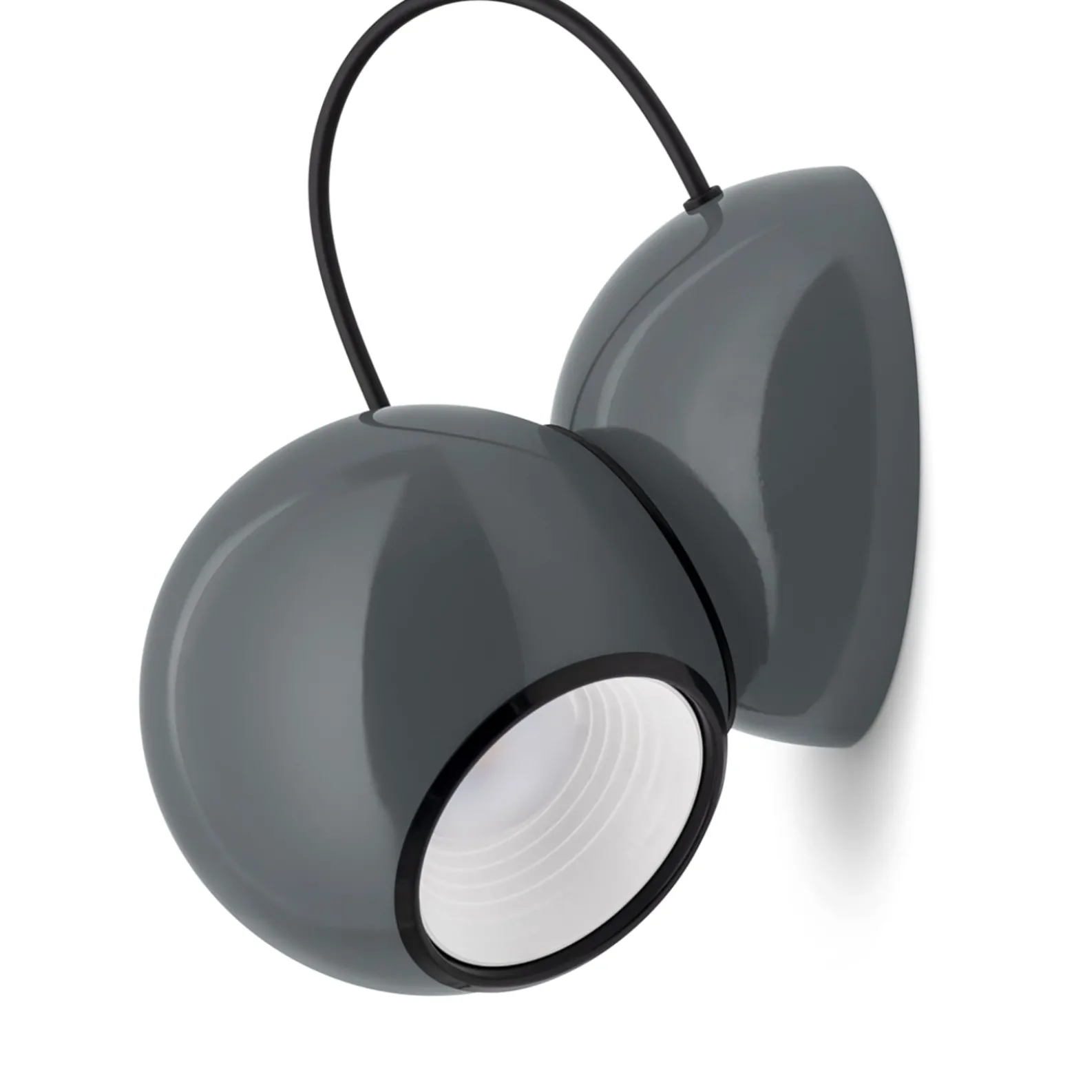 Stilnovo Gravitino LED-seinävalaisin, kääntyvä, harmaa