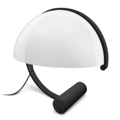 Stilnovo Meta LED-pöytälamppu, sisältää E27-LED-lampun, musta