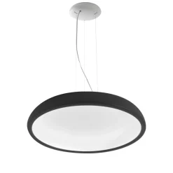 Stilnovo Reflexio LED-riippuvalaisin, Ø65cm, musta