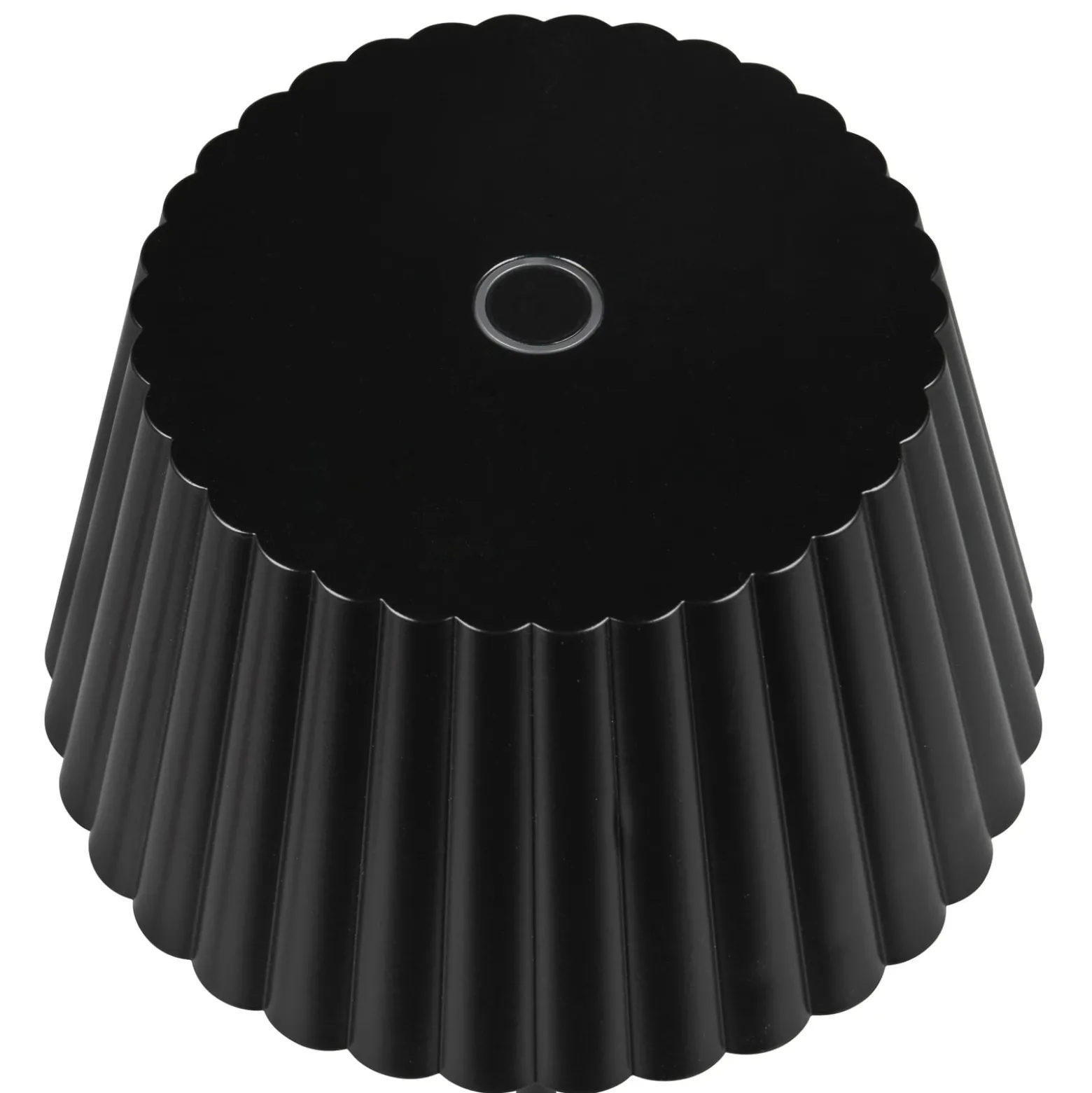 Suarez ladattava LED-pöytävalaisin, musta, korkeus 39 cm, metallia