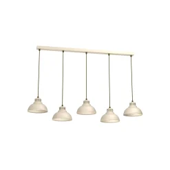 Sven-riippuvalaisin, 5-valo, beige, teräs