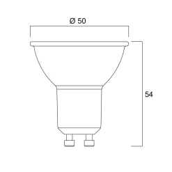 Sylvania-LED-heijastin GU10 2,2W 3000K 350 lm