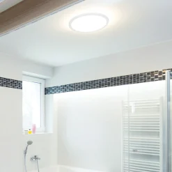 Sylvania LED-kattovalaisin SylRadiance, Ø 30 cm valkoinen PMMA IP54