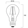 Sylvania ToLEDo Retro LED-lamppu E27 4.1W oranssi