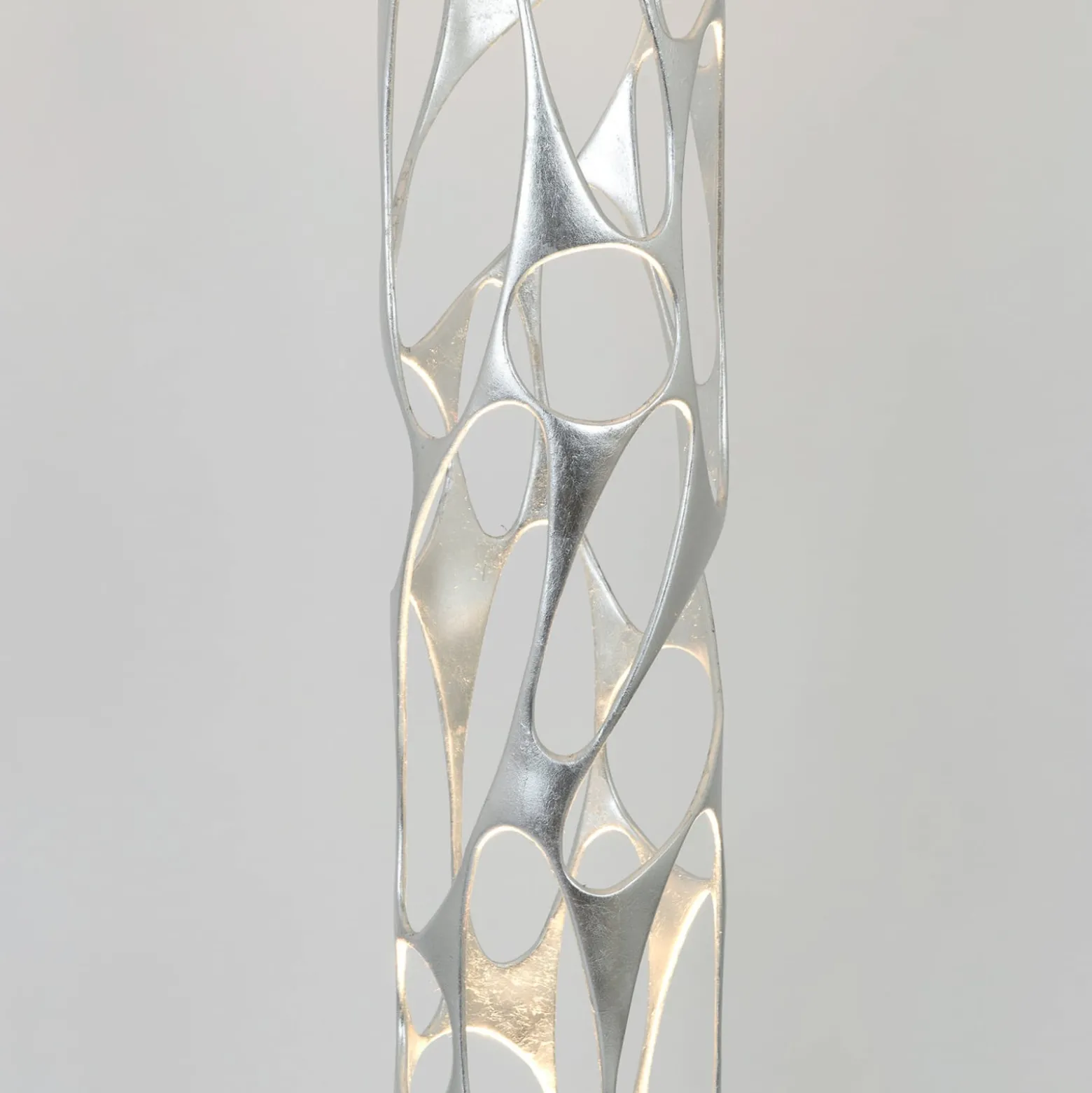 Talismano lattiavalaisin, hopeanvärinen, korkeus 176 cm, rautaa
