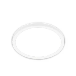 Tava LED-kattovalaisin, valkoinen, Ø 24 cm, muovia