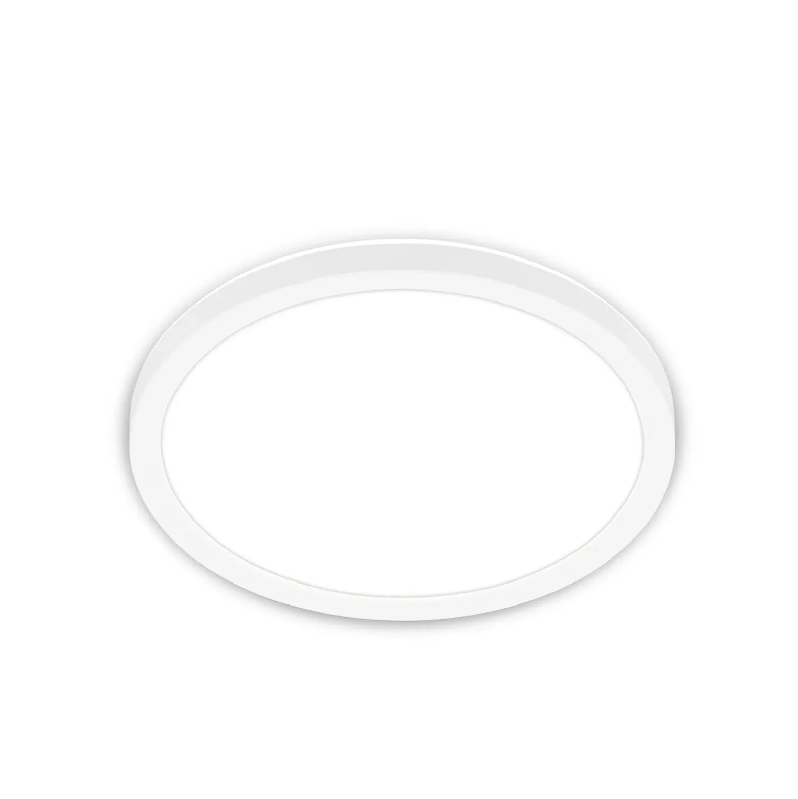 Tava LED-kattovalaisin, valkoinen, Ø 24 cm, muovia
