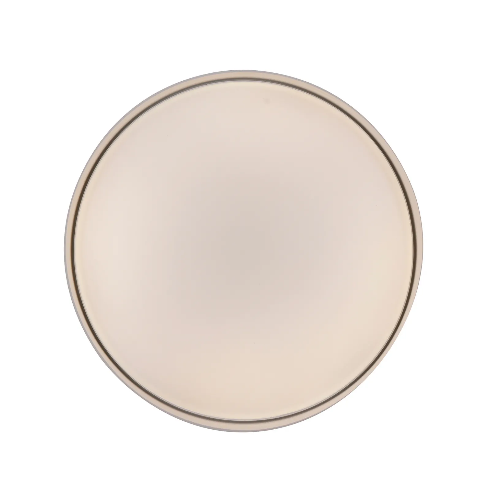 TAVOLI-LED-kattovalaisin, beige, Ø 39 cm, metalli, CCT, himmennettävä