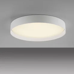TAVOLI-LED-kattovalaisin, valkoinen, Ø 49 cm, metalli, CCT, himmennettävä