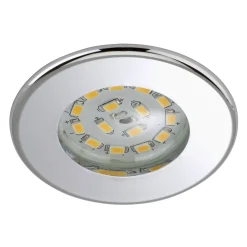 Tehokas LED-uppokohdevalaisin Nikas IP44 kromi