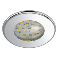 Tehokas LED-uppokohdevalaisin Nikas IP44 kromi