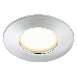Tehokas LED-uppokohdevalaisin Nikas IP44 kromi