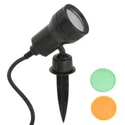 Terra LED-maapistevalaisin, jossa on värisuodatin