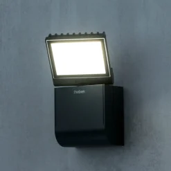 Theben LED-ulkoseinävalaisin theLeda S8-100L, musta, 4000 K