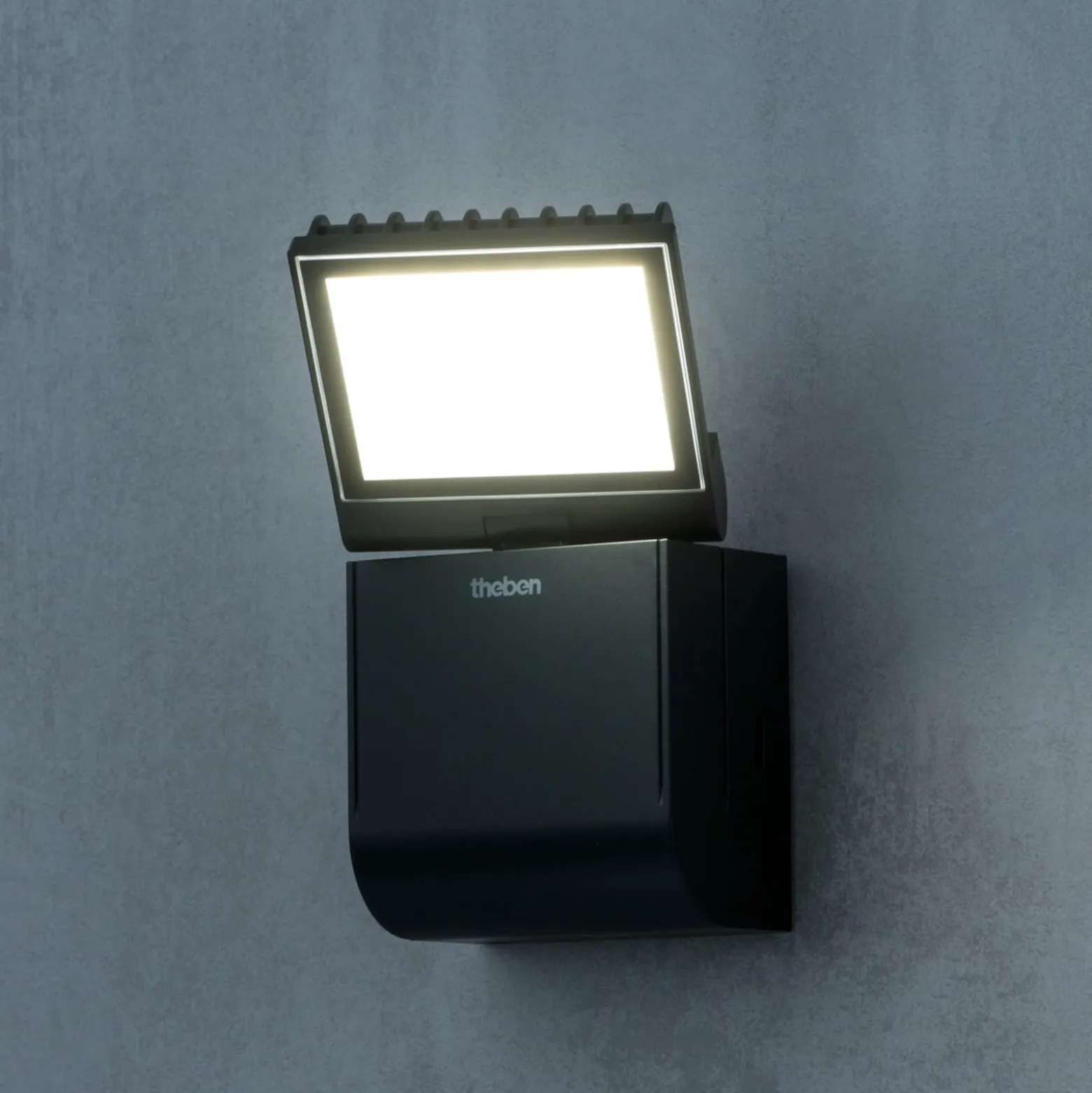 Theben LED-ulkoseinävalaisin theLeda S8-100L, musta, 4000 K