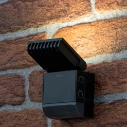 Theben LED-ulkoseinävalaisin theLeda S8-100, musta, anturi