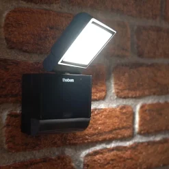 Theben LED-ulkoseinävalaisin theLeda S8-100, musta, anturi