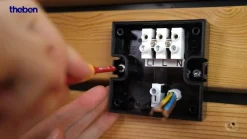 Theben LED-ulkoseinävalaisin theLeda S17-100, valkoinen, anturi