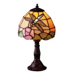 Tiffany-tyylinen JANNEKE-pöytävalaisin