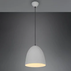 Tilda-riippuvalo yksilamppuinen, harmaa, Ø 25 cm