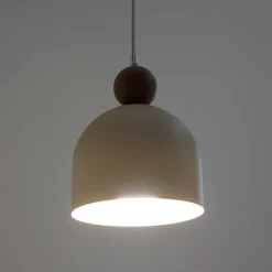 Timon-riippuvalo, taupe/beige, Ø 17 cm, metalli