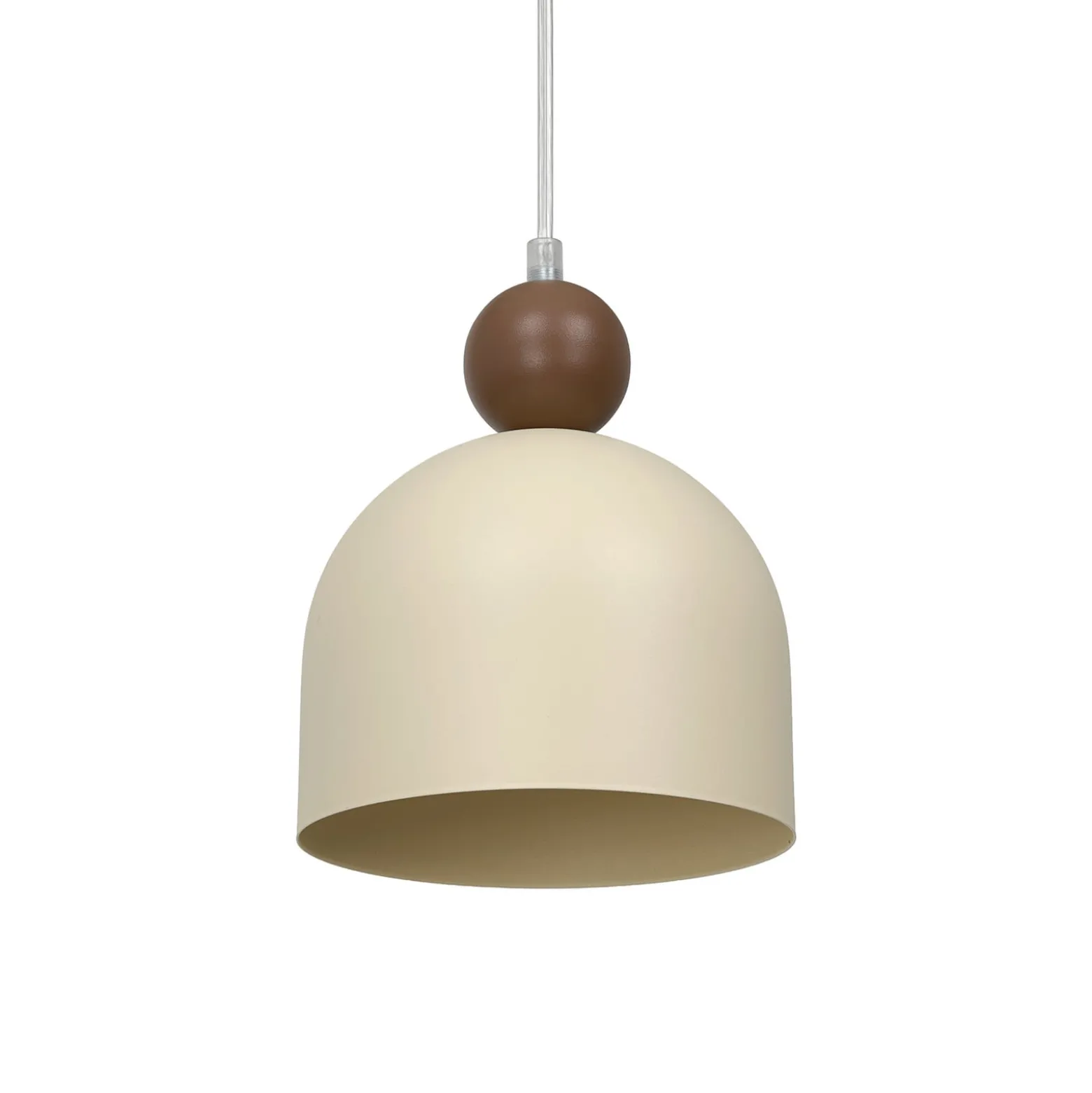 Timon-riippuvalo, taupe/beige, Ø 17 cm, metalli