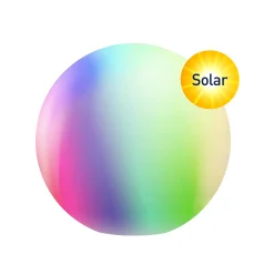 tint Calluna Solar LED-pallo, CCT, RGB, Ø 35 cm