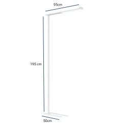Toimiston LED-lattiavalaisin MAULjet, valkoinen, himmennettävä, 195 cm