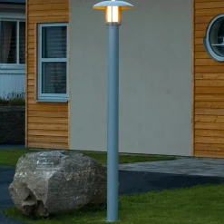 Tolppavalaisin Heimdal, korkeus 200 cm, harmaa