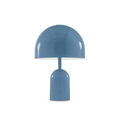 Tom Dixon Akku-pöytälamppu BELL PORTABLE, vaaleansininen 28 cm IP44