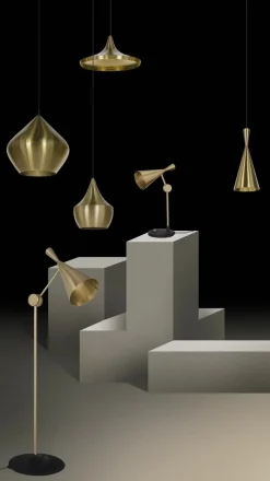 Tom Dixon Beat Fat -LED-riippuvalo, musta