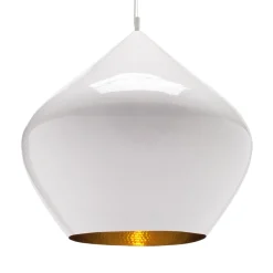 Tom Dixon Beat Stout -LED-riippuvalo, valkoinen