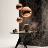 Tom Dixon Copper Trio Round -riippuvalo, 3 lamppua