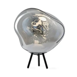 Tom Dixon LED-akkuinen terassilamppu Melt large, hopeanvärinen