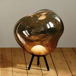 Tom Dixon LED-akkuinen terassilamppu Melt large, pronssinvärinen