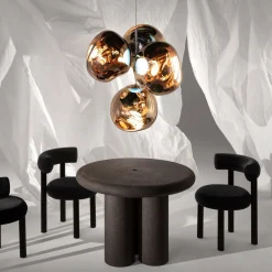 Tom Dixon LED-kattokruunu Melt Chandelier, kultainen