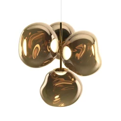 Tom Dixon LED-kattokruunu Melt Chandelier, pronssinvärinen