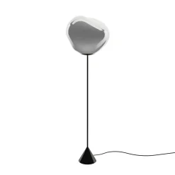 Tom Dixon LED-lattiavalo Melt Cone Slim, kromivärinen, Euro