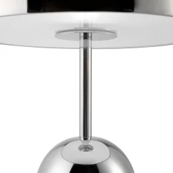 Tom Dixon LED-pöytälamppu Bell, hopeanvärinen, 43 cm, himmennettävä