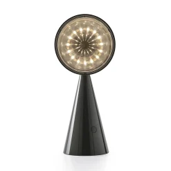 Tom Dixon LED-pöytälamppu Pose, antrasiitti, korkeus 25 cm