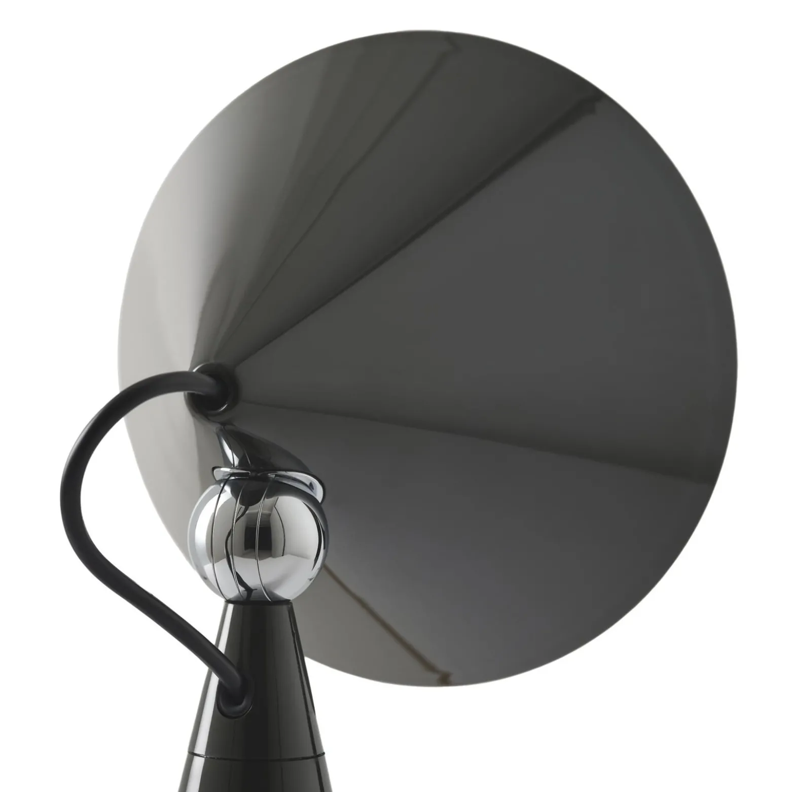 Tom Dixon LED-pöytälamppu Pose, antrasiitti, korkeus 25 cm